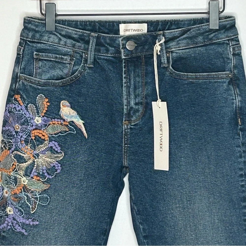 NWT Driftwood Kelly Dalea Bootcut Embroidered Jeans Size 26 x 29 - Picture 4 of 12